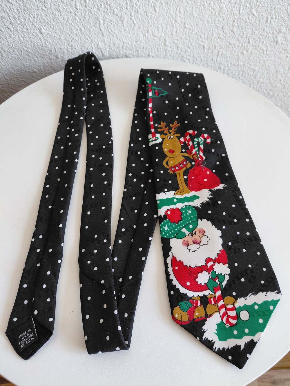 Happy Holidays MMG Hallmart Christmas Necktie Vtg Tie